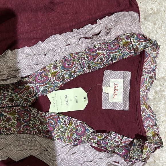 Delete by Anthropologie top with ruffled details - Picture 2 of 2